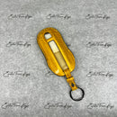 IN STOCK: GLOSSY YELLOW CROCODILE KEY COVER FOR PORSCHE