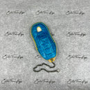 IN STOCK: AQUA BLUE CROCODILE "KEYED IGNITION" KEY COVER FOR PORSCHE