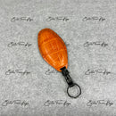 IN STOCK: GLOSSY ORANGE CROCODILE KEY COVER FOR MCLAREN