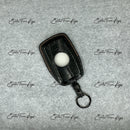 IN STOCK: GLOSSY BLACK CROCODILE WITH TANGERINE DETAILS KEY COVER FOR LAND ROVER SV