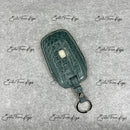 IN STOCK: GREY BLUE CROCODILE KEY COVER FOR ROLLS ROYCE