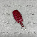 IN STOCK: WINE RED CROCODILE KEY COVER FOR AUDI