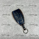 IN STOCK: NAVY BLUE CROCODILE KEY COVER FOR ASTON MARTIN