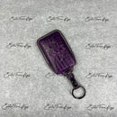 IN STOCK: GLOSSY PURPLE CROCODILE KEY COVER FOR FERRARI