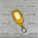 IN STOCK: GLOSSY YELLOW CROCODILE KEY COVER FOR AMG