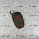 IN STOCK: BROWN OSTRICH KEY COVER FOR MUSTANG