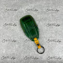 IN STOCK: GLOSSY GREEN CROCODILE KEY COVER FOR MERCEDES