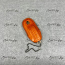 IN STOCK: GLOSSY ORANGE CROCODILE "KEYED IGNITION" KEY COVER FOR PORSCHE