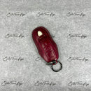 IN STOCK: WINE RED CROCODILE KEY COVER FOR PORSCHE