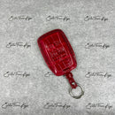 IN STOCK: GLOSSY RED CROCODILE KEY COVER FOR LAND ROVER