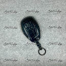 IN STOCK: NAVY BLUE CROCODILE WITH CREAM DETAILS KEY COVER FOR BENTLEY