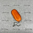 IN STOCK: GLOSSY ORANGE CROCODILE "KEYED IGNITION" KEY COVER FOR PORSCHE