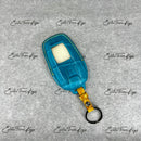 IN STOCK: AQUA BLUE CROCODILE KEY COVER FOR FERRARI