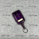 IN STOCK: GLOSSY PURPLE CROCODILE KEY COVER FOR FERRARI