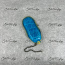 IN STOCK: AQUA BLUE CROCODILE "KEYED IGNITION" KEY COVER FOR PORSCHE