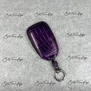 IN STOCK: GLOSSY PURPLE CROCODILE KEY COVER FOR ROLLS ROYCE