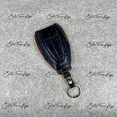 IN STOCK: NAVY BLUE CROCODILE KEY COVER FOR ASTON MARTIN