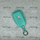 IN STOCK: TIFFANY BLUE CROCODILE WITH WHITE DETAILS KEY COVER FOR ROLLS ROYCE