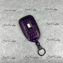 IN STOCK: GLOSSY PURPLE CROCODILE KEY COVER FOR ROLLS ROYCE