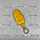 IN STOCK: GLOSSY YELLOW CROCODILE KEY COVER FOR MCLAREN