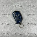 IN STOCK: NAVY BLUE CROCODILE KEY COVER FOR MASERATI