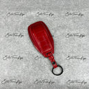 IN STOCK: GLOSSY RED CROCODILE KEY COVER FOR MERCEDES