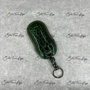 IN STOCK: DARK GREEN CROCODILE KEY COVER FOR PORSCHE