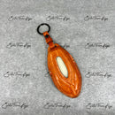 IN STOCK: GLOSSY ORANGE CROCODILE KEY COVER FOR LAMBORGHINI