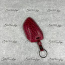 IN STOCK: WINE RED CROCODILE KEY COVER FOR BMW