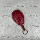 IN STOCK: WINE RED CROCODILE KEY COVER FOR BENTLEY