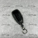 IN STOCK: GLOSSY BLACK CROCODILE KEY COVER FOR MERCEDES