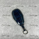 IN STOCK: SAPPHIRE BLUE CROCODILE KEY COVER FOR ASTON MARTIN