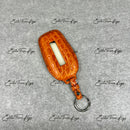 IN STOCK: GLOSSY ORANGE CROCODILE KEY COVER FOR FERRARI