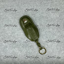 IN STOCK: OLIVE GREEN CROCODILE WITH GREEN DETAILS KEY COVER FOR PORSCHE